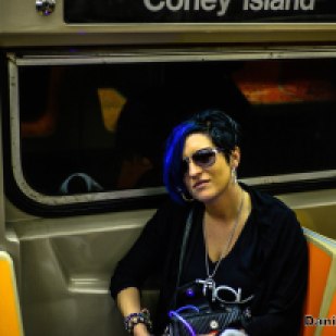 Female DJ On The D Train