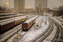 Concourse Yard In The Snow