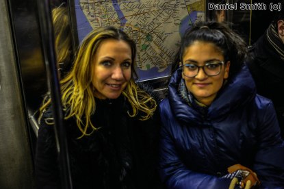Mother And Daughter on the 1 Train