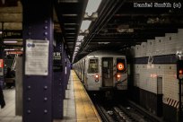 R68 D Train Leaves 42nd Street-Port Authority